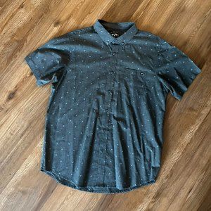 Billabong Patterned Short Sleeve Button Down